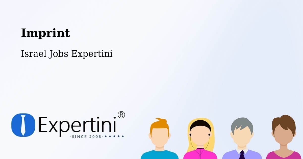 Imprint – H̱Olon - Israel Jobs Expertini